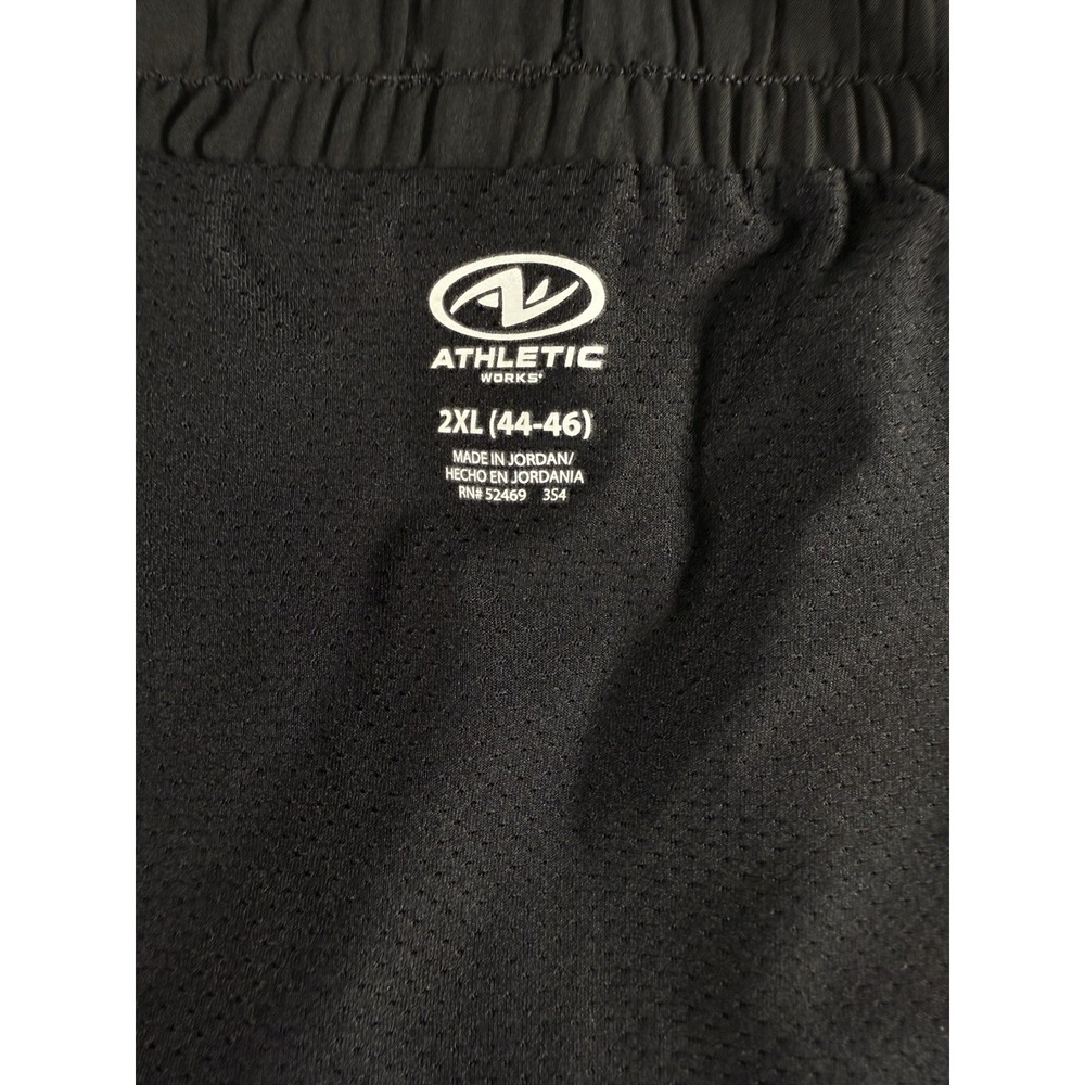 Athletic Works  2 In 1 Short Men's 2XL - Black - NEW WITH TAGS - Picture 5 of 14
